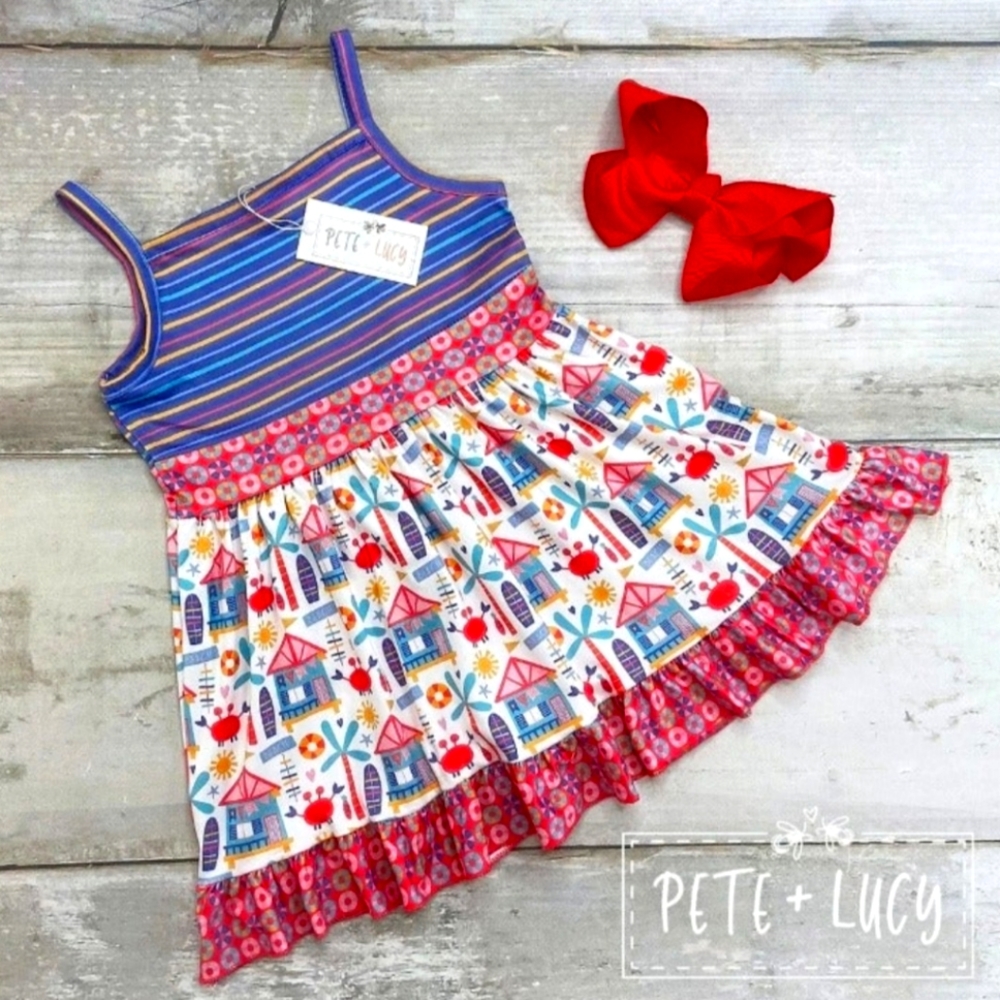 Pete + Lucy Let's Go To The Beach Dress Size 6-12M